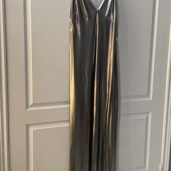 NWT Zara Limited Edition Metallic Dress Sz. L - Picture 5 of 6